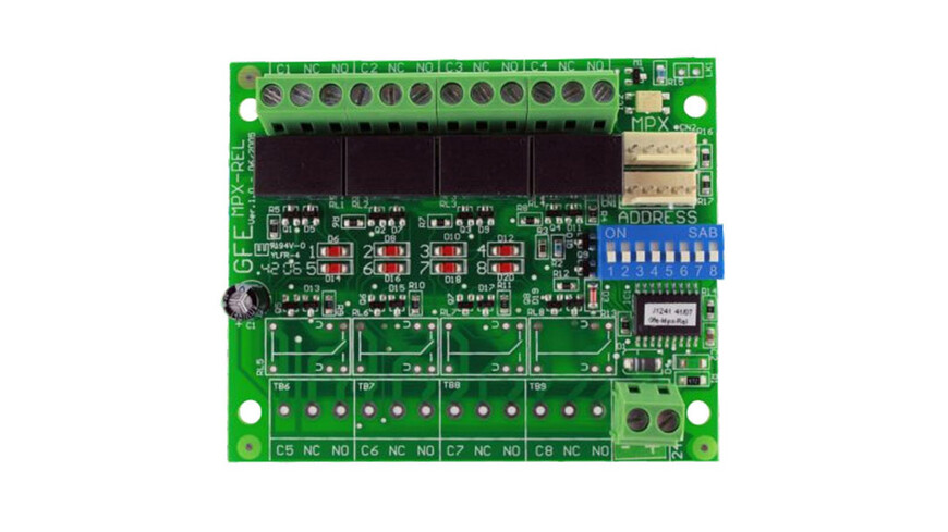 GlobalFire GFE-MPX-REL-4relay card ORION GlobalFire GFE-MPX-REL-4relay card ORION