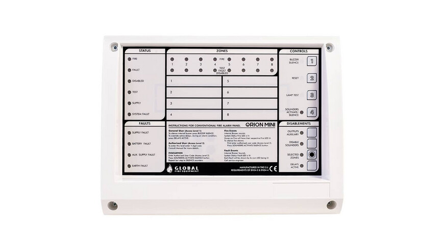 GlobalFire ORION MINI 1 - centrala sa 1 zonom