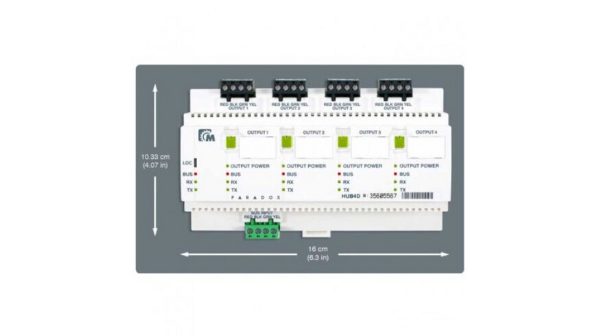 Paradox HUB4D modul izolator mreze