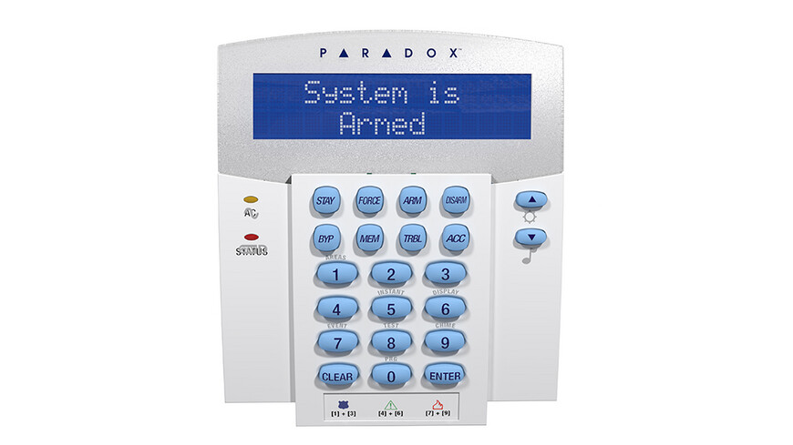 Paradox K32LX LCD tastatura sa RTX3 Paradox K32LX LCD tastatura sa RTX3