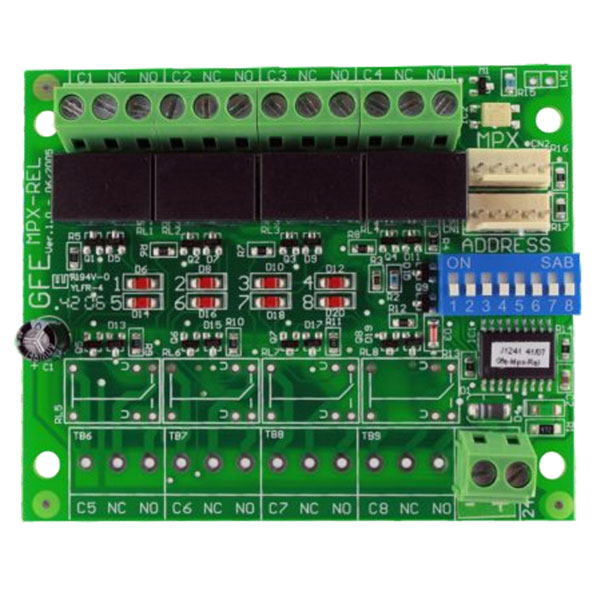 GlobalFire GFE-MPX-REL-8 relay card ORION
