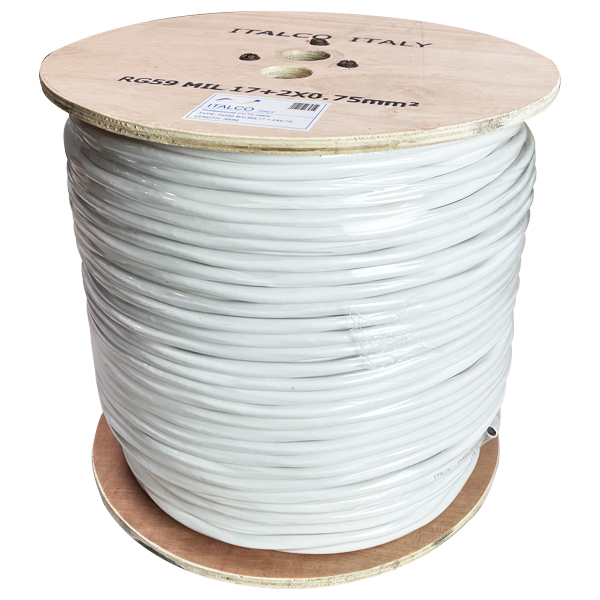 WesternSecurity RG59+Power, White