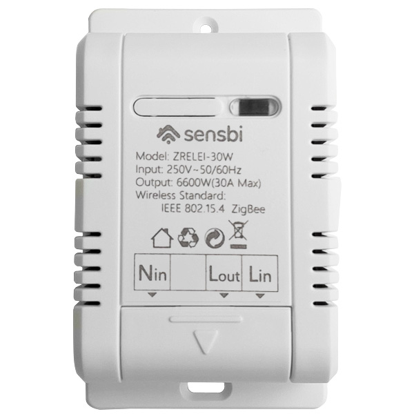 Sensbi ZRELEI-30W ZigBee rele, 30A 250Vac